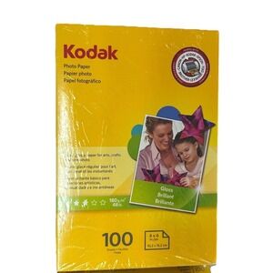 NEW 100 KODAK Glossy Photo Paper 4" x 6"  180 g/m Sheets High Gloss‎ Premium